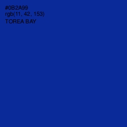 #0B2A99 - Torea Bay Color Image