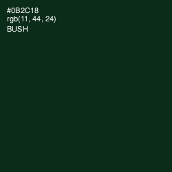 #0B2C18 - Bush Color Image