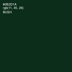 #0B2D1A - Bush Color Image