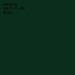 #0B2D1C - Bush Color Image