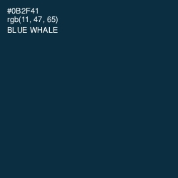 #0B2F41 - Blue Whale Color Image