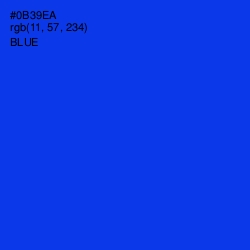 #0B39EA - Blue Color Image
