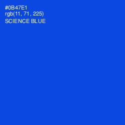 #0B47E1 - Science Blue Color Image