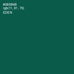 #0B5B4B - Eden Color Image