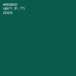 #0B5B4D - Eden Color Image