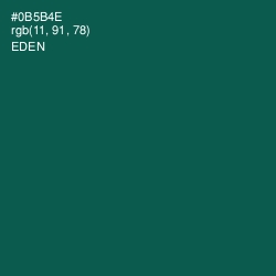 #0B5B4E - Eden Color Image