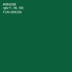 #0B603B - Fun Green Color Image