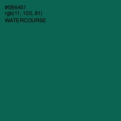 #0B6451 - Watercourse Color Image