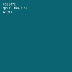 #0B6472 - Atoll Color Image