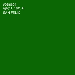 #0B6604 - San Felix Color Image