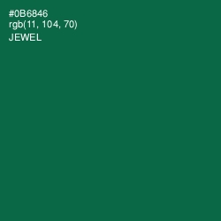 #0B6846 - Jewel Color Image