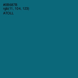 #0B687B - Atoll Color Image