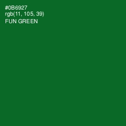 #0B6927 - Fun Green Color Image