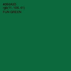 #0B6A3D - Fun Green Color Image