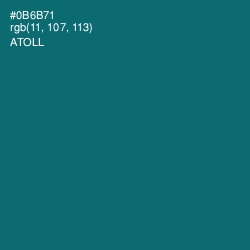 #0B6B71 - Atoll Color Image