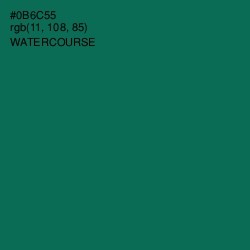 #0B6C55 - Watercourse Color Image