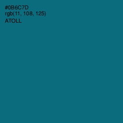 #0B6C7D - Atoll Color Image