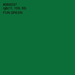#0B6D37 - Fun Green Color Image