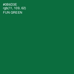 #0B6D3E - Fun Green Color Image