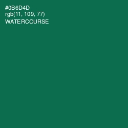 #0B6D4D - Watercourse Color Image