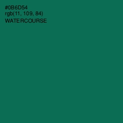 #0B6D54 - Watercourse Color Image