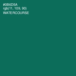 #0B6D5A - Watercourse Color Image