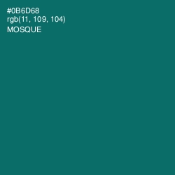 #0B6D68 - Mosque Color Image