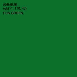 #0B6E2B - Fun Green Color Image