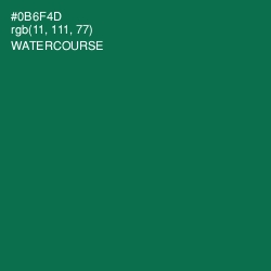 #0B6F4D - Watercourse Color Image