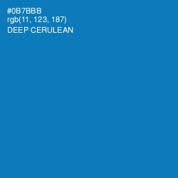 #0B7BBB - Deep Cerulean Color Image