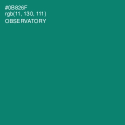 #0B826F - Observatory Color Image