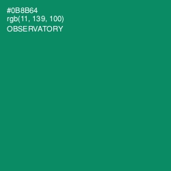 #0B8B64 - Observatory Color Image