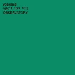 #0B8B65 - Observatory Color Image