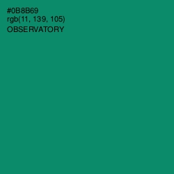 #0B8B69 - Observatory Color Image