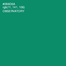 #0B8D6A - Observatory Color Image