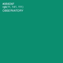 #0B8D6F - Observatory Color Image