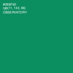 #0B8F60 - Observatory Color Image