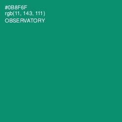 #0B8F6F - Observatory Color Image