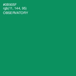 #0B905F - Observatory Color Image