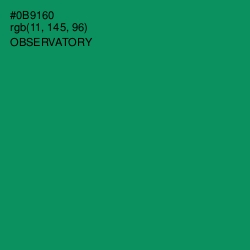 #0B9160 - Observatory Color Image