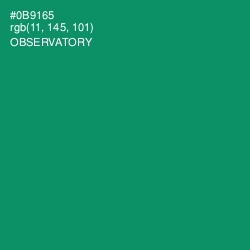 #0B9165 - Observatory Color Image