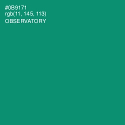 #0B9171 - Observatory Color Image