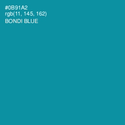 #0B91A2 - Bondi Blue Color Image