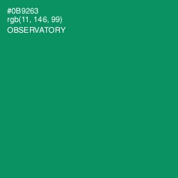 #0B9263 - Observatory Color Image