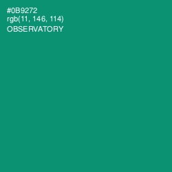 #0B9272 - Observatory Color Image