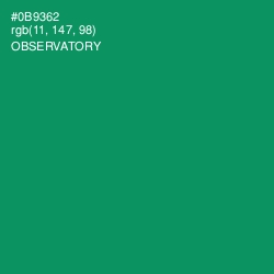 #0B9362 - Observatory Color Image