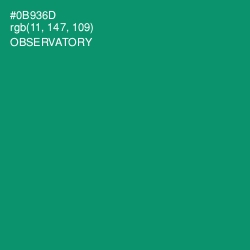 #0B936D - Observatory Color Image