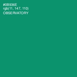 #0B936E - Observatory Color Image