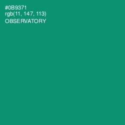 #0B9371 - Observatory Color Image