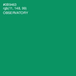 #0B9463 - Observatory Color Image